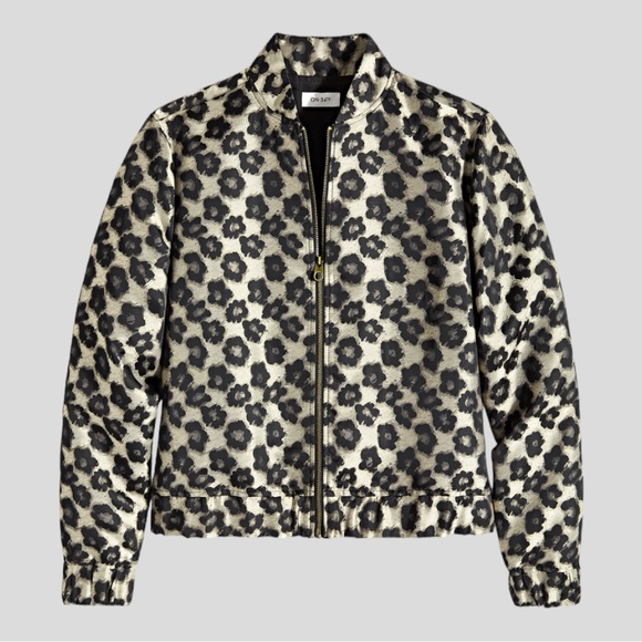 On 34th- Women's Brocade Bomber Jacket, NEW - Picture 5 of 5